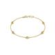 1 - Aizza (5 Stn/3mm) Petite Yellow Sapphire and Diamond Station Bracelet 