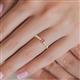 6 - Kiara Desire Emerald Cut Pink Tourmaline and Round Diamond Engagement Ring 