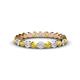 1 - Valerie 2.70 mm Yellow Sapphire and Lab Grown Diamond Eternity Band 