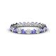 1 - Valerie 2.70 mm Tanzanite and Lab Grown Diamond Eternity Band 
