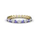 1 - Valerie 2.70 mm Tanzanite and Lab Grown Diamond Eternity Band 