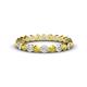 1 - Valerie 2.70 mm Yellow Sapphire and Lab Grown Diamond Eternity Band 