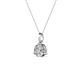 3 - Sheryl 5.00 mm Lab Grown Diamond Solitaire Pendant 