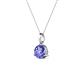 2 - Sheryl 5.80 mm Tanzanite Solitaire Pendant 