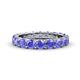 1 - Audrey 3.80 mm Tanzanite U Prong Eternity Band 