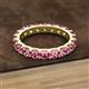 2 - Audrey 3.80 mm Pink Tourmaline U Prong Eternity Band 