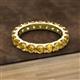 2 - Audrey 3.80 mm Citrine U Prong Eternity Band 