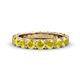 1 - Audrey 3.80 mm Yellow Sapphire U Prong Eternity Band 