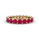 1 - Audrey 3.80 mm Ruby U Prong Eternity Band 
