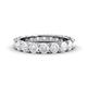 1 - Audrey 3.80 mm White Sapphire U Prong Eternity Band 