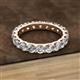 2 - Audrey 3.80 mm Diamond U Prong Eternity Band 