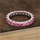 2 - Audrey 3.80 mm Pink Tourmaline U Prong Eternity Band 