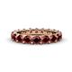 1 - Audrey 3.80 mm Red Garnet U Prong Eternity Band 