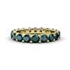 1 - Audrey 3.80 mm London Blue Topaz U Prong Eternity Band 