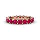 1 - Audrey 3.80 mm Ruby U Prong Eternity Band 