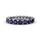1 - Audrey 3.80 mm Blue Sapphire U Prong Eternity Band 