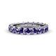 1 - Audrey 3.80 mm Iolite U Prong Eternity Band 