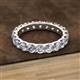 2 - Audrey 3.80 mm Diamond U Prong Eternity Band 