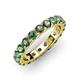 3 - Audrey 3.80 mm Lab Created Alexandrite U Prong Eternity Band 
