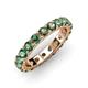 3 - Audrey 3.80 mm Lab Created Alexandrite U Prong Eternity Band 