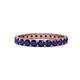 1 - Audrey 3.40 mm Blue Sapphire U Prong Eternity Band 