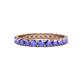 1 - Audrey 3.40 mm Tanzanite U Prong Eternity Band 