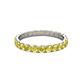 2 - Audrey 3.40 mm Yellow Sapphire U Prong Eternity Band 