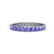 1 - Audrey 3.40 mm Tanzanite U Prong Eternity Band 