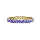 1 - Audrey 3.40 mm Tanzanite U Prong Eternity Band 