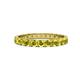 1 - Audrey 3.40 mm Yellow Diamond U Prong Eternity Band 