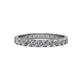 1 - Audrey 3.40 mm Diamond U Prong Eternity Band 