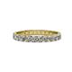 1 - Audrey 3.40 mm Diamond U Prong Eternity Band 