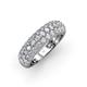 3 - Tiana 2 ctw Diamond Micro Pave Set Wedding Band 