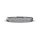 1 - Tiana 1/2 ctw Diamond Micro Pave Set Wedding Band 