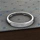 2 - Tiana 1/2 ctw Diamond Micro Pave Set Wedding Band 