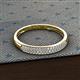 2 - Tiana 1/2 ctw Diamond Micro Pave Set Wedding Band 