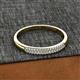2 - Tiana 1/4 ctw Diamond Micro Pave Set Wedding Band 