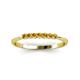 3 - Reina 2.00 mm Citrine 7 Stone Wedding Band 