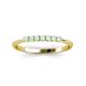 3 - Reina 2.00 mm Opal 7 Stone Wedding Band 