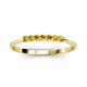 2 - Reina 2.30 mm Citrine 7 Stone Wedding Band 