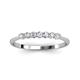 2 - Reina 2.60 mm Diamond 7 Stone Wedding Band 