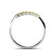 4 - Reina 2.30 mm Yellow Diamond 7 Stone Wedding Band 
