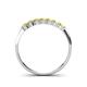 4 - Reina 2.60 mm Yellow Sapphire 7 Stone Wedding Band 