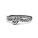 1 - Nicia Diamond Bypass Ring 