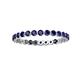 3 - Valerie 2.40 mm Blue Sapphire Eternity Band 