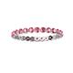 3 - Valerie 2.40 mm Pink Tourmaline Eternity Band 