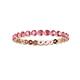 3 - Valerie 2.40 mm Pink Tourmaline Eternity Band 