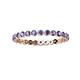3 - Valerie 2.40 mm Iolite Eternity Band 