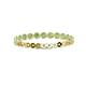 3 - Valerie 2.40 mm Peridot Eternity Band 