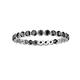 3 - Valerie 2.40 mm Black Diamond Eternity Band 